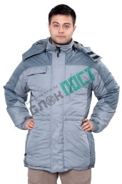 Куртка БП зимняя "Эверест" св.серый/т.серый 1